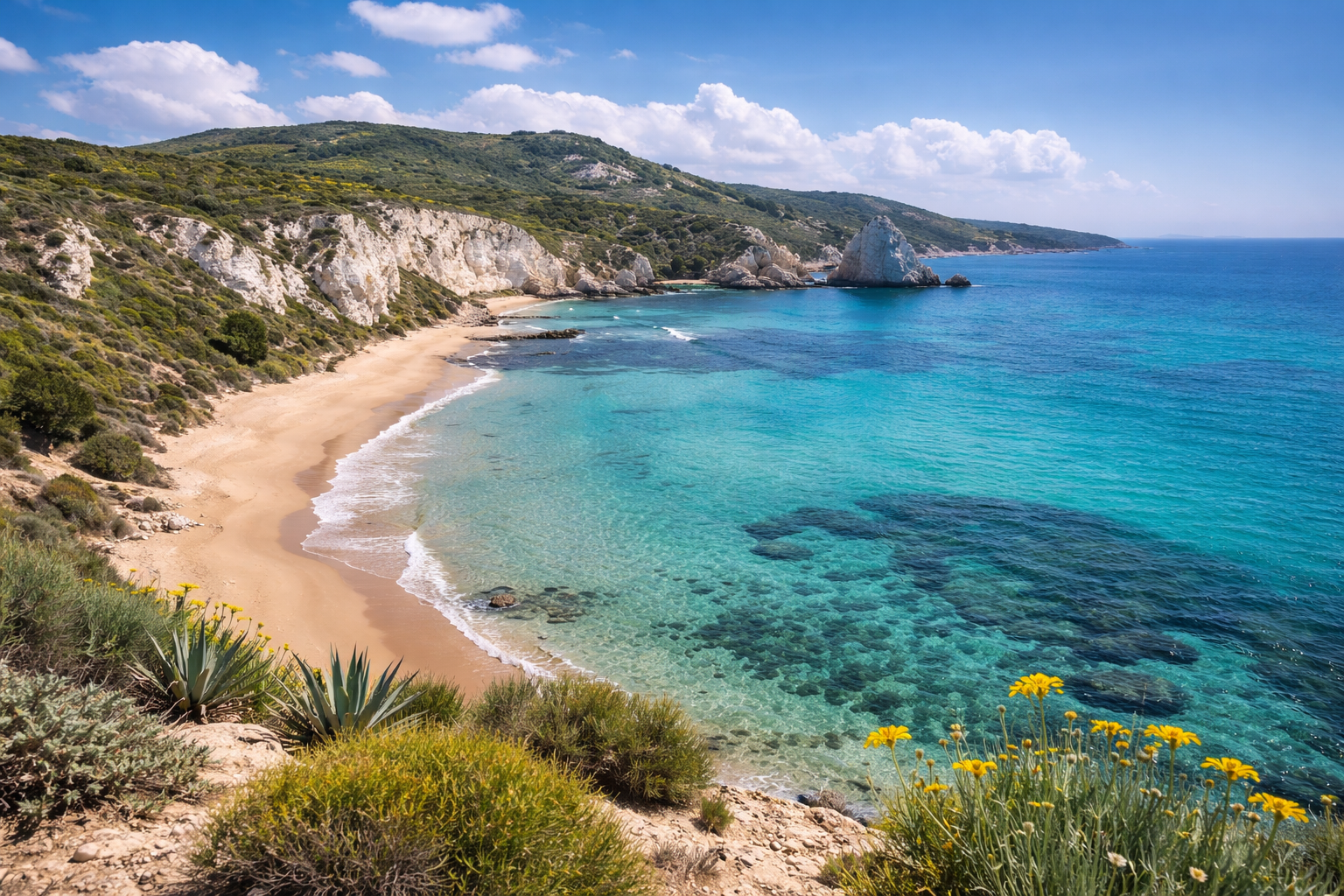 Torre Salsa, riserva naturale in Sicilia con spiaggia incontaminata, scogliere bianche e mare cristallino vicino Sciacca