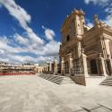 Panorama del centro storico di Ispica con la Basilica di Santa Maria Maggiore