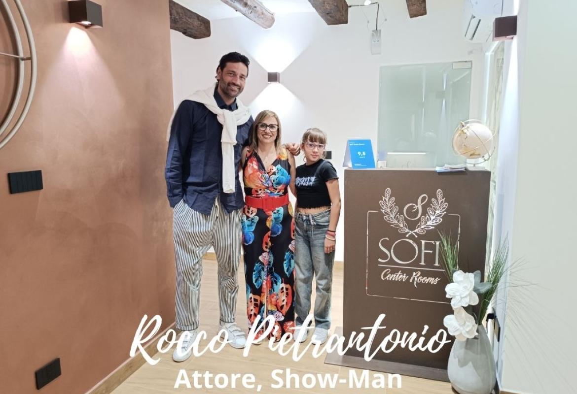 Rocco Pietrantonio ospite al Sofì Center Rooms Sciacca nel centro storico