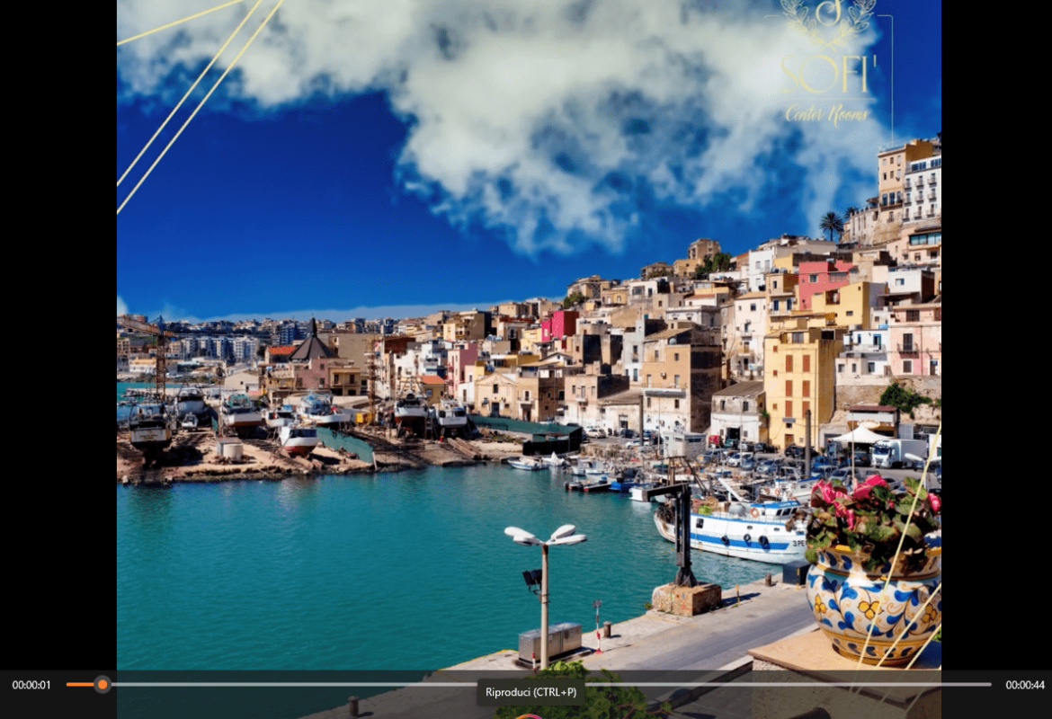 video Sciacca centro storico e porto vicino Sofì Center Rooms
